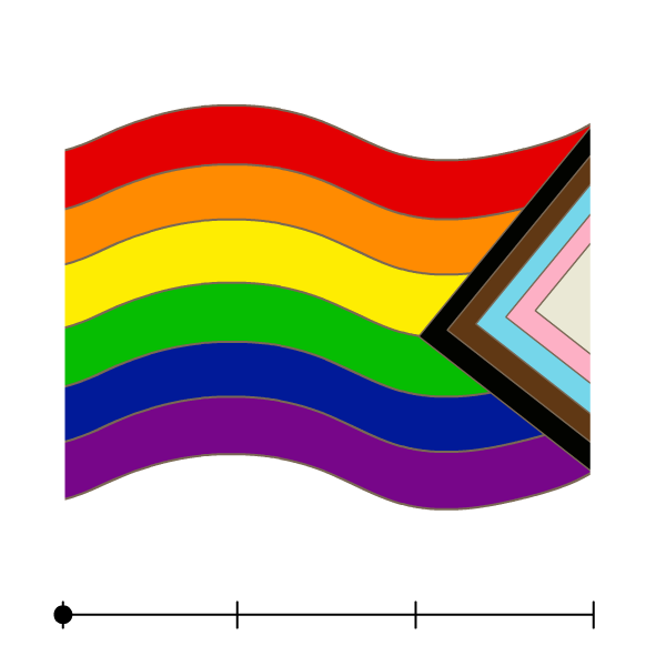 Daniel Quasar LGBT rainbow flag